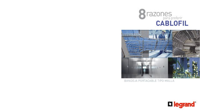 Plegable Bandeja Portacable Tipo Malla Cablofil