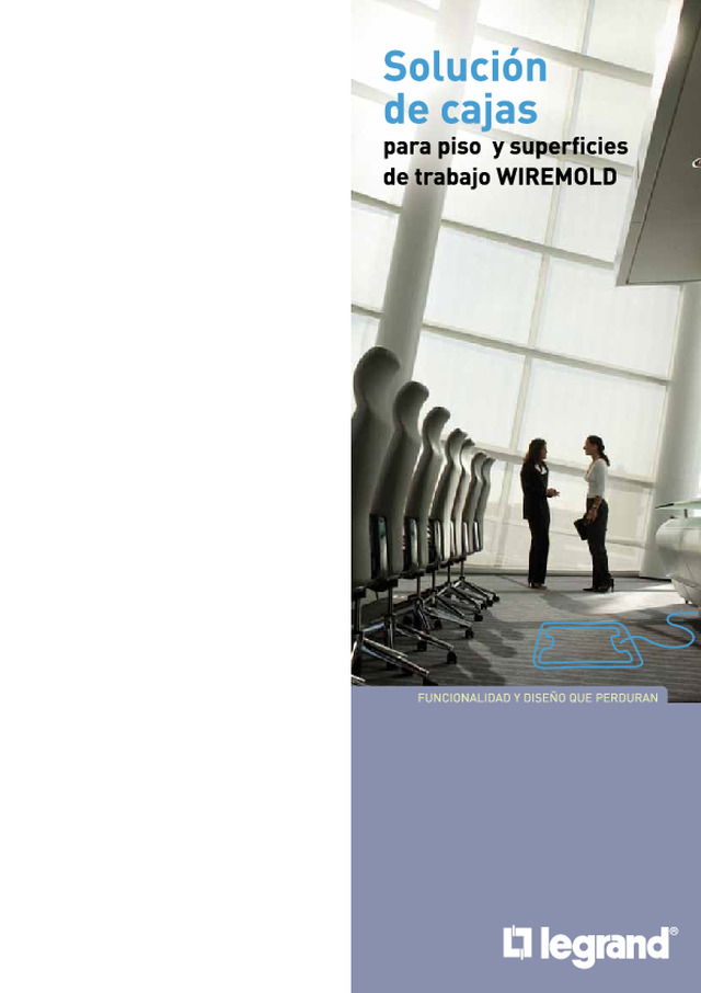 Cajas depiso wiremold