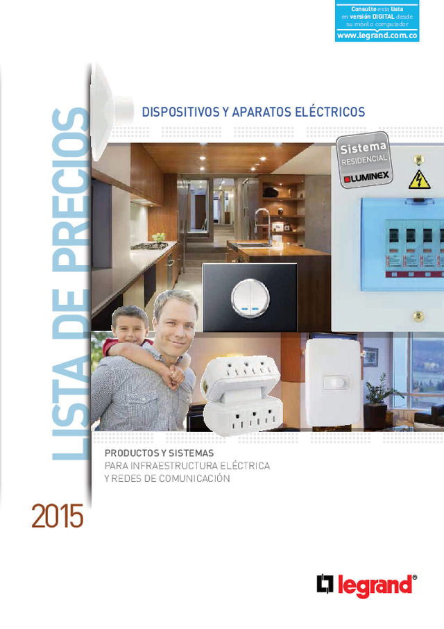 Lista de precios dispositivos y aparatos eléctricos 2015