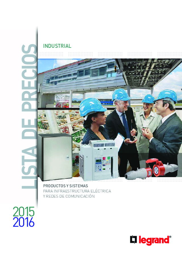 Lista de precios industrial 2015 | Legrand