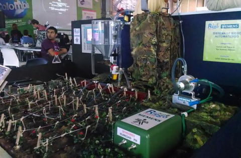 Sistema de riego automatizado, ingenio colombiano