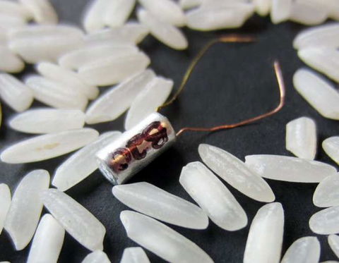 Batería del tamaño de un grano de arroz e inyectable