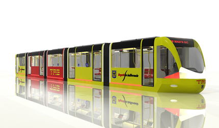 Proyecto tranvía por la 7a de Bogotá