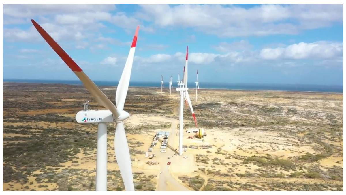 Inaugurado el parque eólico más grande de Colombia