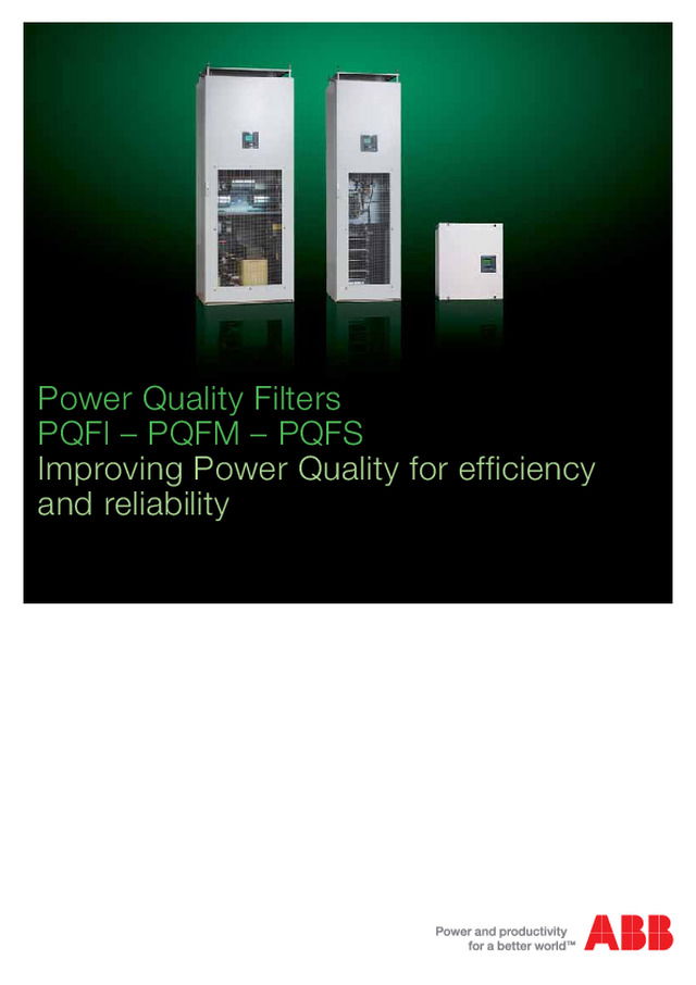 Filtros activos ABB en BT