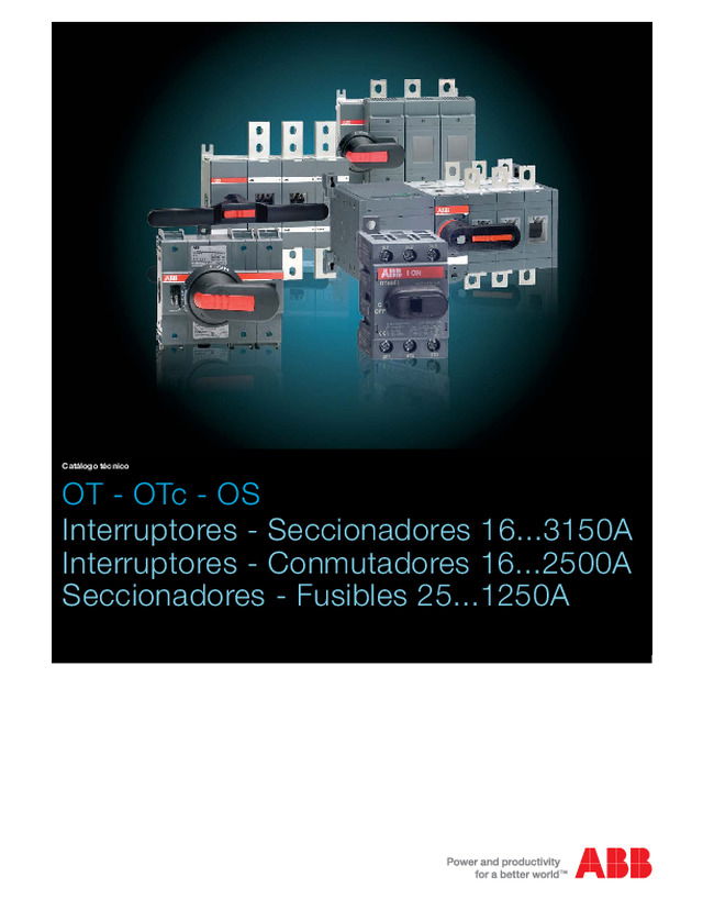 Interruptor seccionador ABB