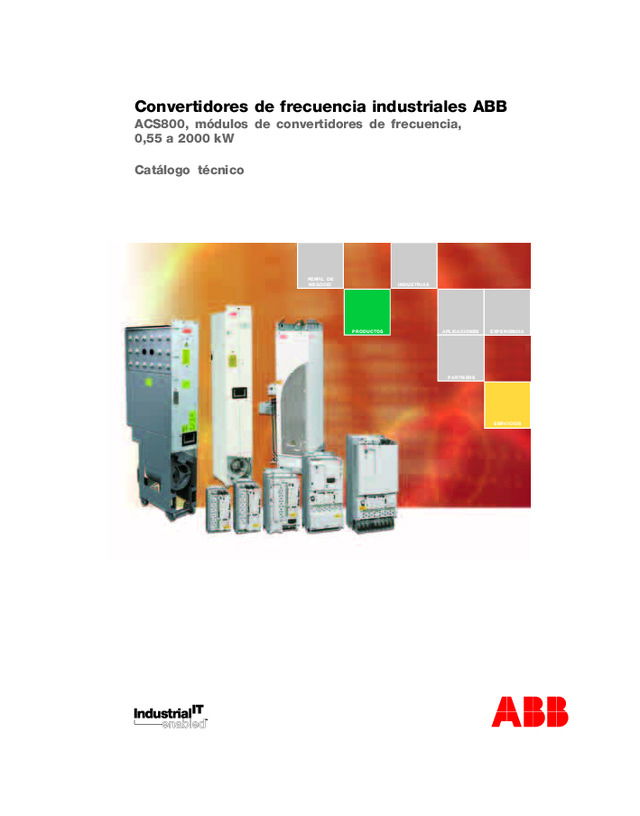 Variadores de velocidad ABB ACS800
