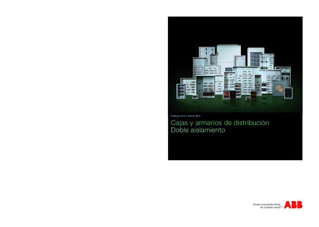 Cajas plasticas electricas ABB