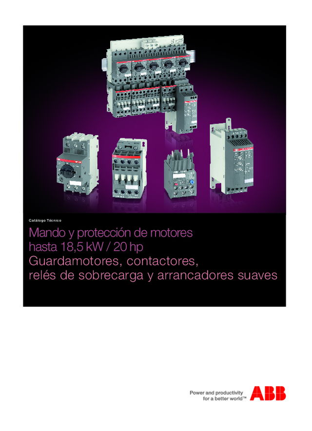 Contactores y guardamotores ABB