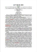 Ley 842 de 2003