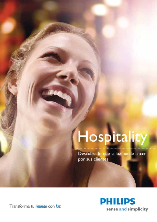 Catálogo de Soluciones de iluminación para Hoteles y Restaurantes