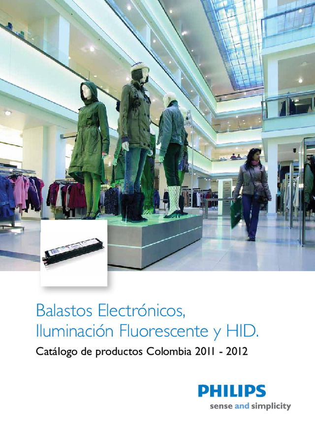 Oficinas - Balastos electrónicos, iluminación fluorescente y HID