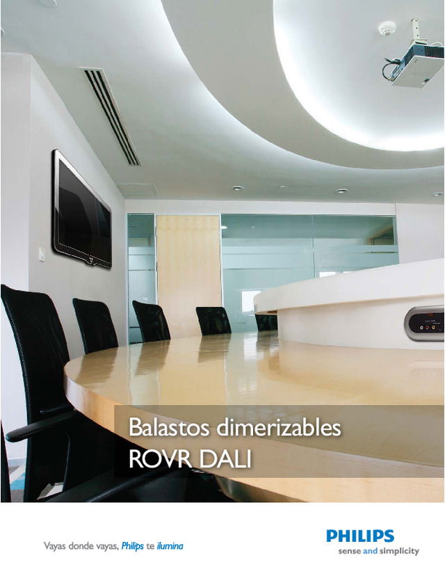 Oficinas - Balastos dimerizables ROVR DALI