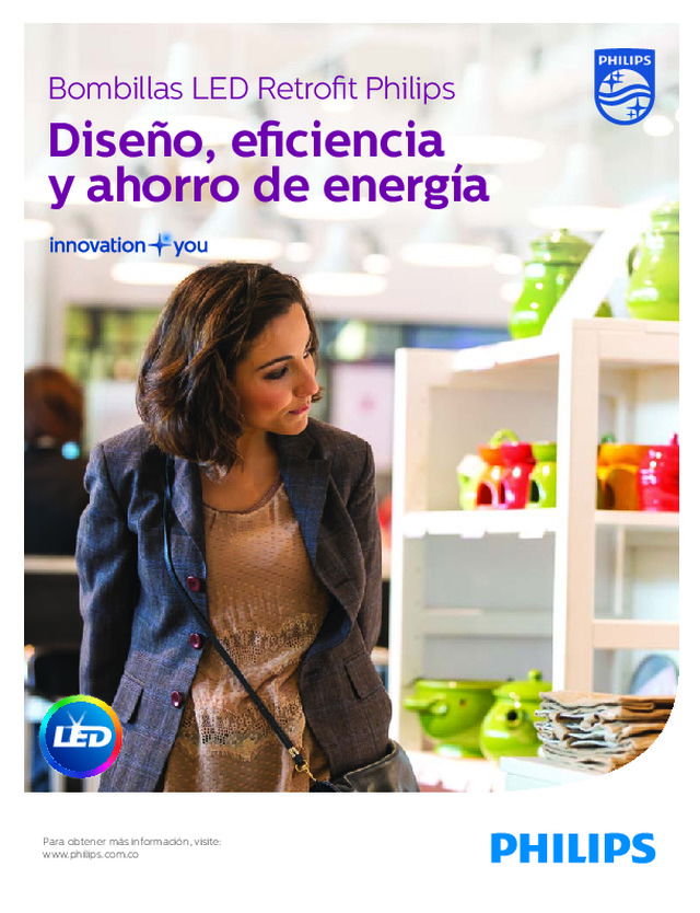 Diseño, eficiencia y ahorro de energía: bombillas LED Retrofit  Philips