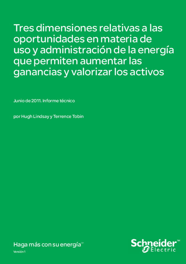 Uso y administración de la energía