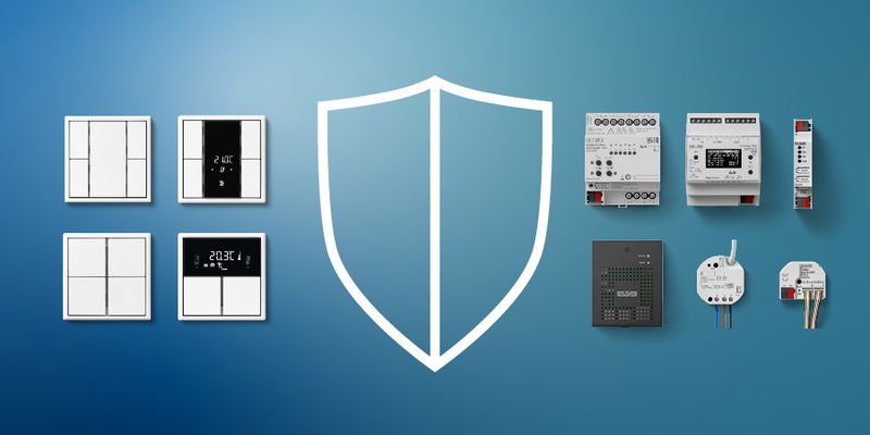 JUNG KNX Secure – sicher KNX Installationen