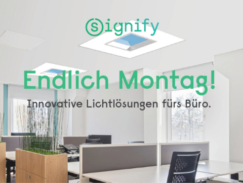 Endlich Montag: Innovative Lichtlösungen fürs Büro?