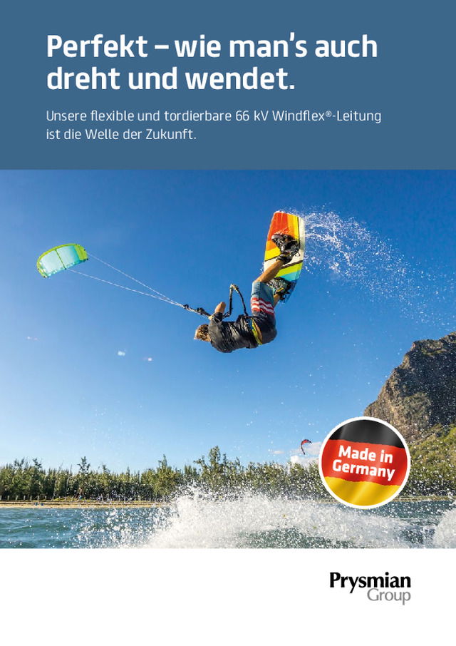 WINDFLEX 66kV für Windkraftanlagen