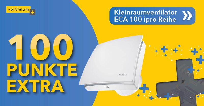 100 Extrapunkte für Ihren Einkauf von allen ECA100ipro-Produkten.