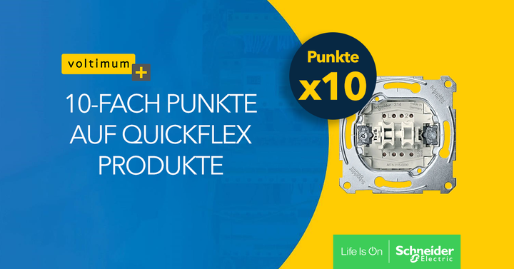 10-fach Punkte auf Quickflex Produkte!