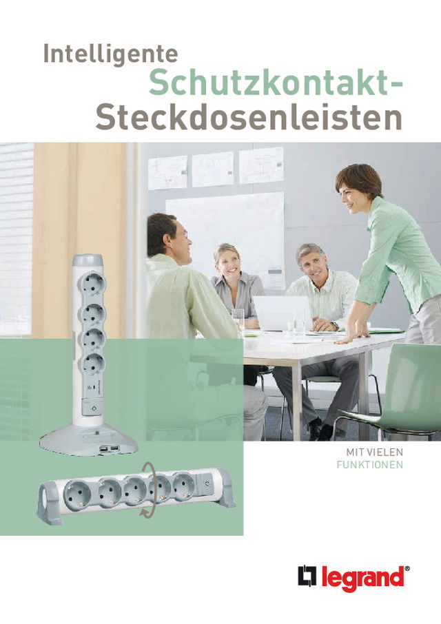 Intelligente Schutzkontakt- Steckdosenleisten