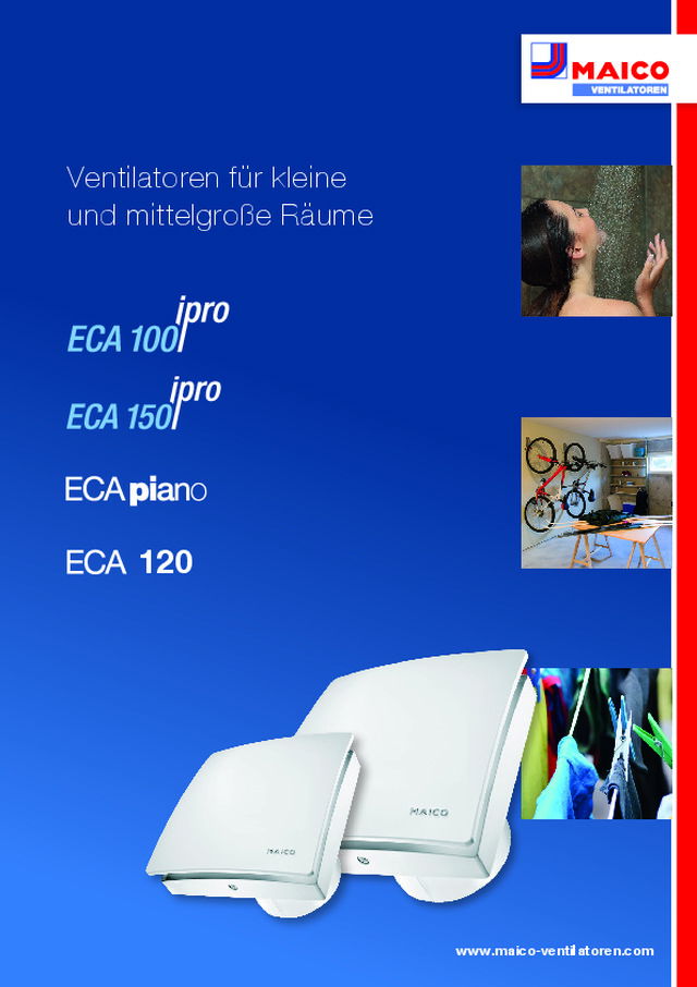 Ventilatoren für kleine und mittelgroße Räume
