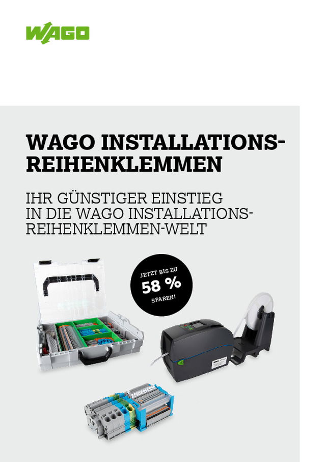 WAGO INSTALLATIONSREIHENKLEMMEN