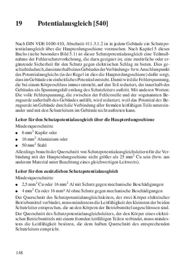 DIN VDE 100 | Potentialausgleich