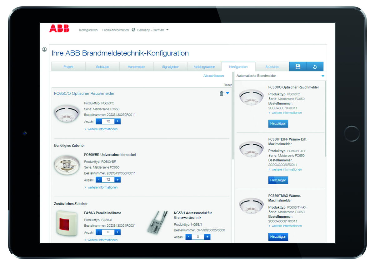 Neues Planungstool für Brandmeldesysteme