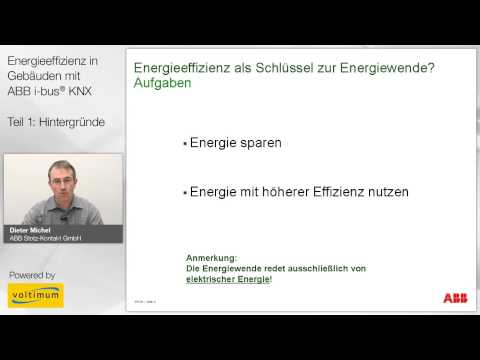 Energieeffizienz in Gebäuden mit ABB i-bus KNX Teil 1: Hintergründe