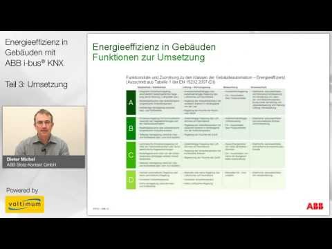 Energieeffizienz in Gebäuden mit ABB i-bus KNX Teil 3: Umsetzung