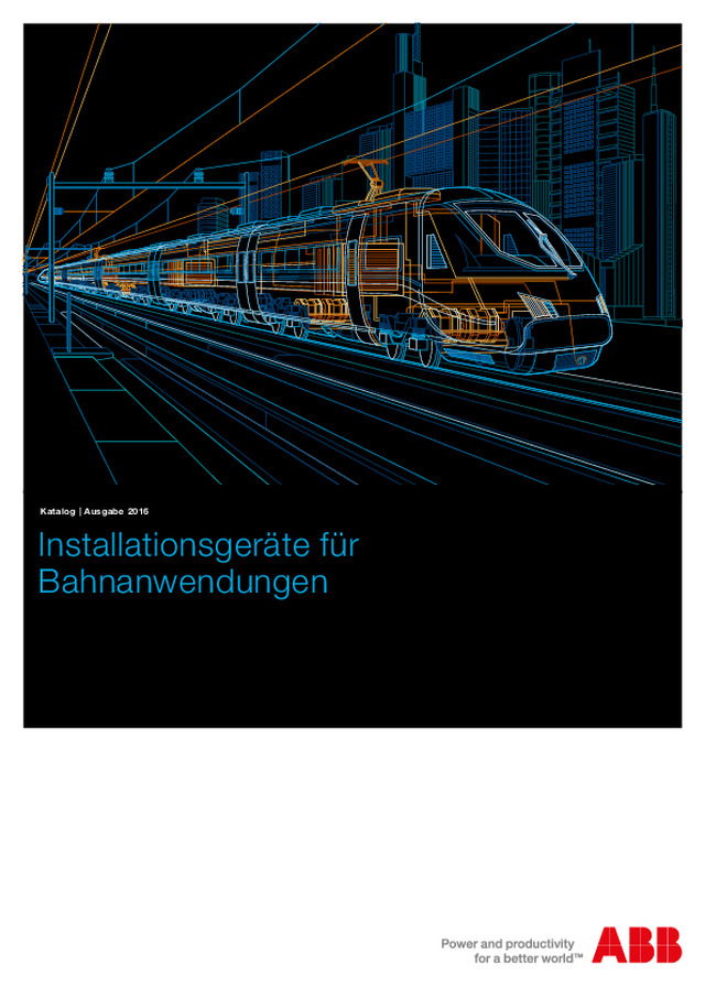 Installationsgeräte für Bahnanwendungen