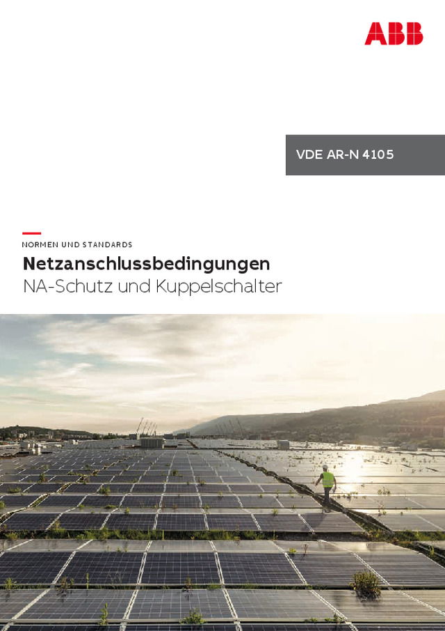 Netzanschlussbedingungen NA-Schutz und Kuppelschalter