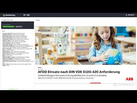 Online Schulung: Einsatz der Fehlerlichtbogen-Schutzeinrichtungen