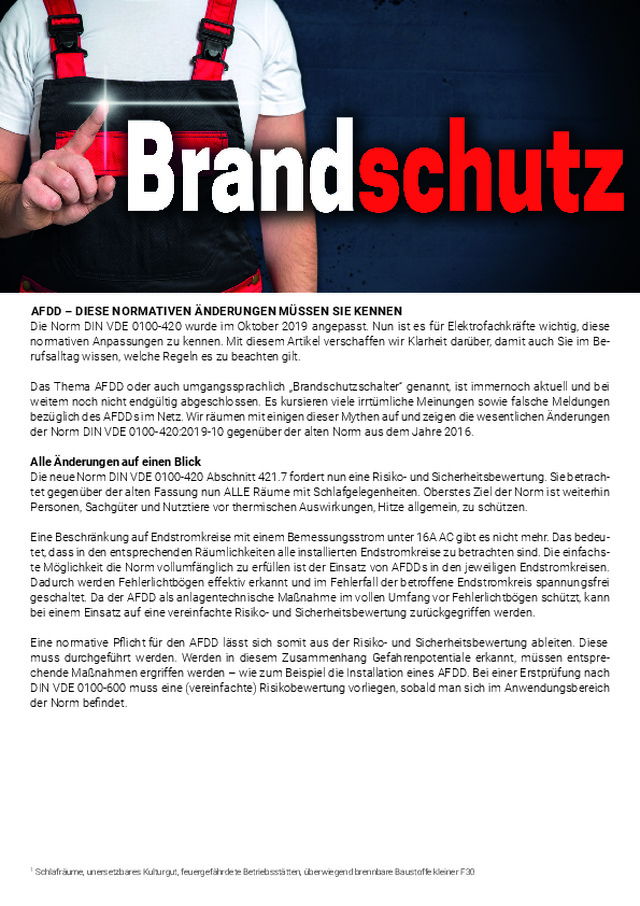 AFDD - Diese normativen Änderungen müssen Sie kennen