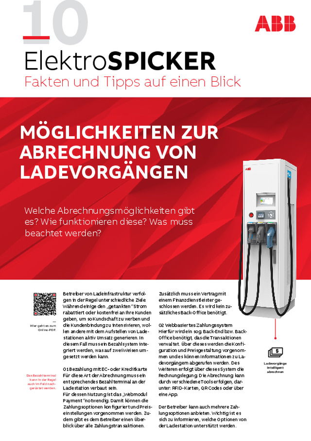 10 - ElektroSPICKER - Fakten und Tipps auf einen Blick