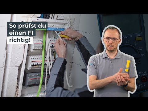 Wie prüfe ich den Auslösestrom von FIs? | Wissen in 3 Minuten