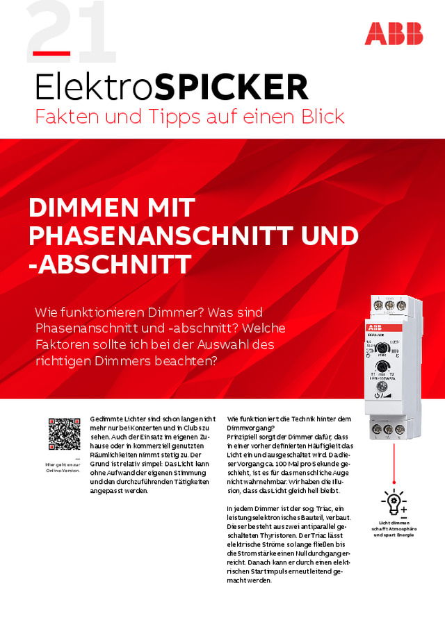 21 - ElektroSpicker: Dimmen mit Phasenanschnitt und -abschnitt