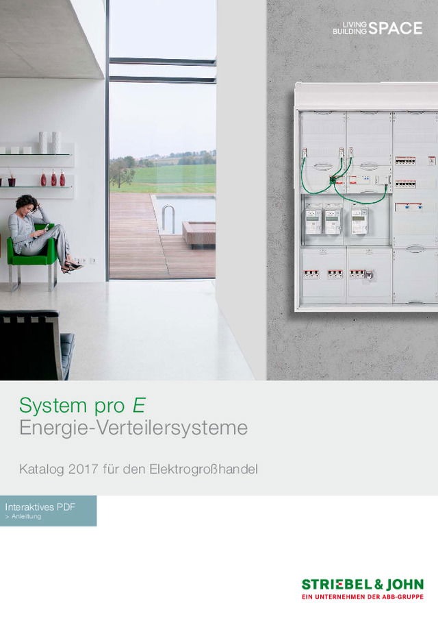 System pro E Energie-Verteilerschränke