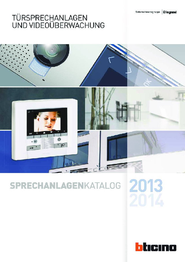 Türsprechanlagen Katalog 2013