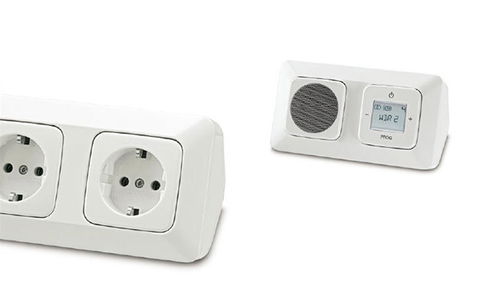 Für Räume mit Ecken und Kanten. Das Aufputz-Gehäuse für die Eckmontage.