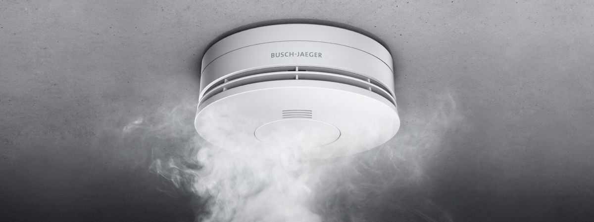 Sicher leben. Mit Busch-Rauchalarm®.