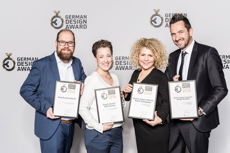 Vier Auszeichnungen für Busch-Jaeger bei den German Design Awards