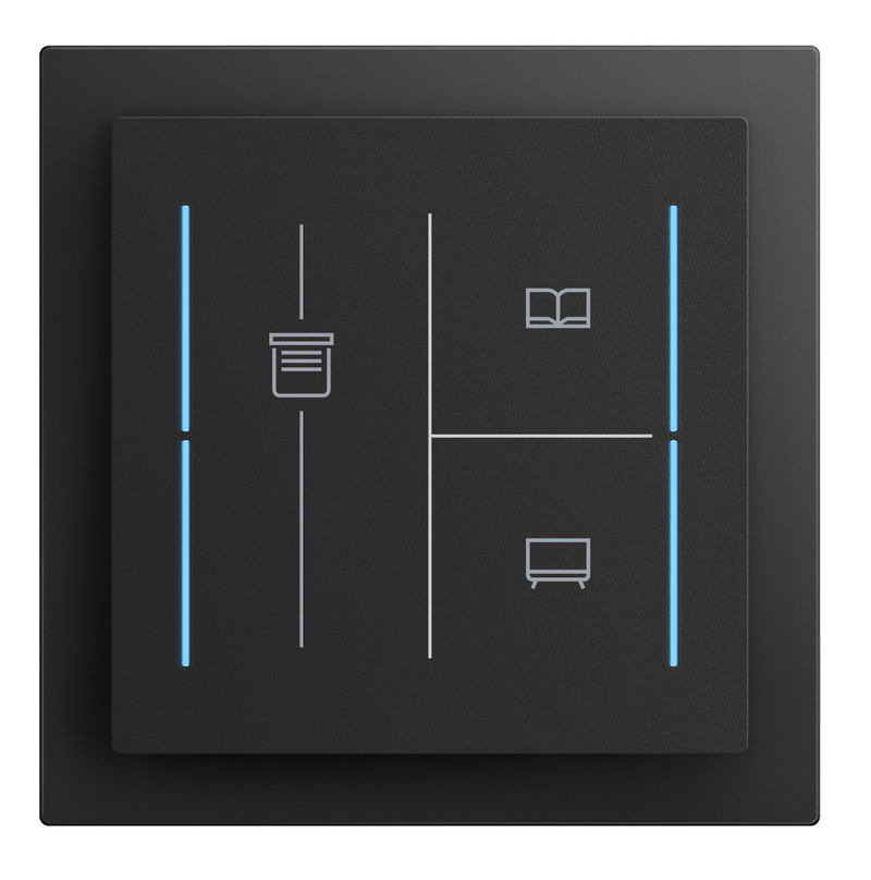 Neues und modernes Bedienkonzept mit kapazitiver Oberfläche macht die Raumsteuerung zum Erlebnis