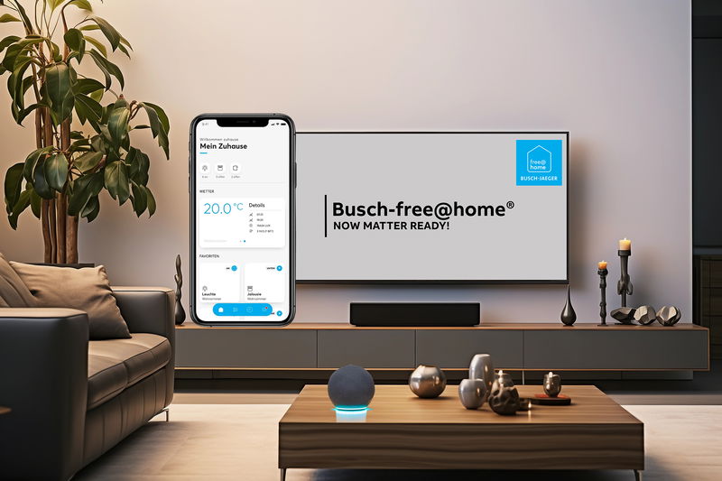 Mehr Möglichkeiten im Smart Home – Busch-free@home® jetzt mit Matter interoperabel