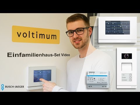 Busch-Jaeger Türsprechanlage und Busch-SmartTouch KNX-Panel