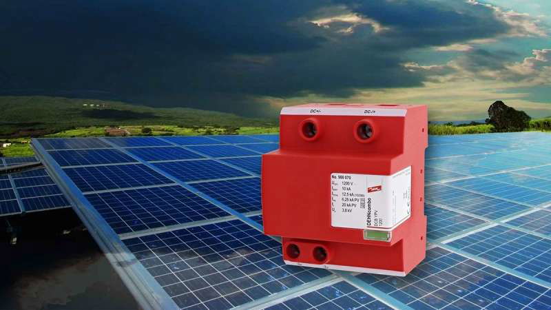 Ob kleine PV-Aufdach- oder Multimegawatt-Anlage – DEHNcombo schützt!