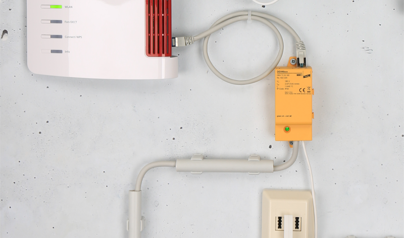 DEHNbox TC B 180 - Optimaler Schutz von TK-Schnittstellen bei voller Datenperformance