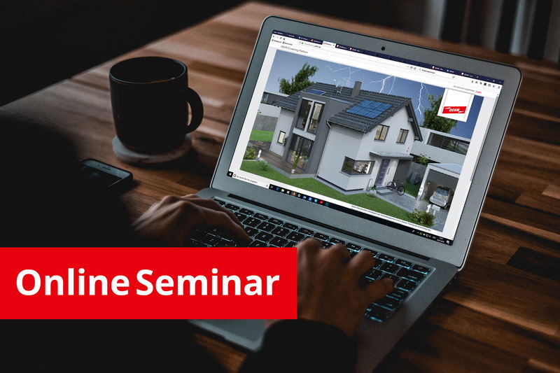 Neue Online-Seminare von DEHN: Fundamenterdung & Überspannungsschutz für moderne Wohngebäude