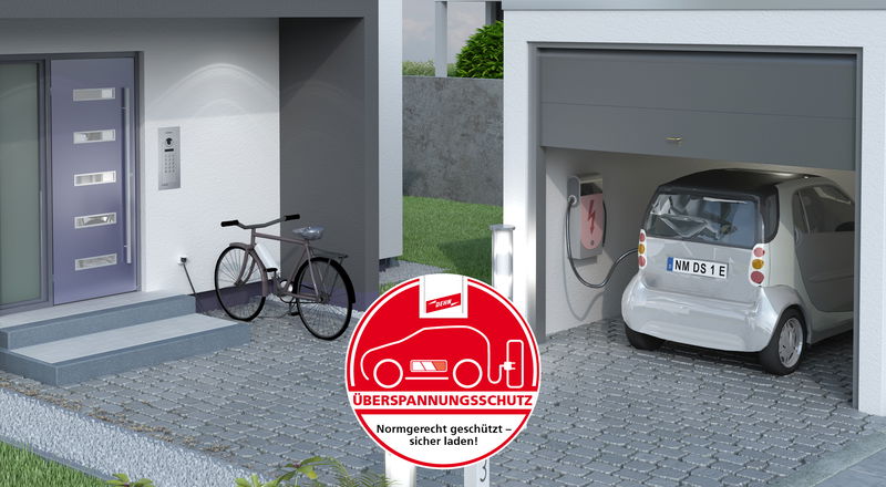 Neues Tutorial von DEHN: Überspannungsschutz für die Ladeinfrastruktur im Einfamilienhaus – Wallbox sicher geschützt
